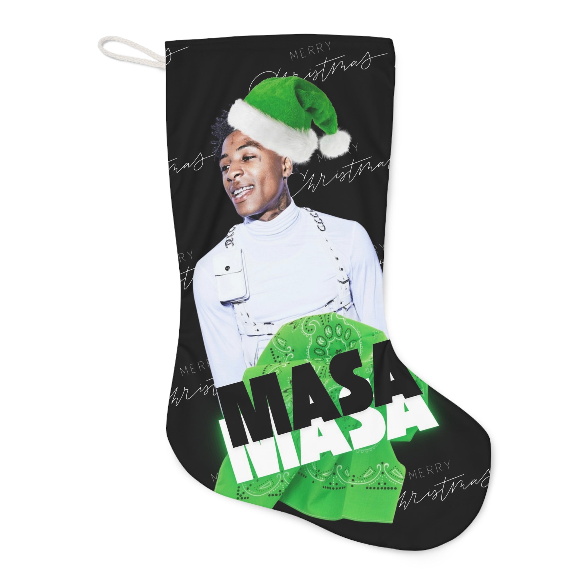 Personalized Christmas Stocking, Holiday Decor, Custom Santa Sock, Festive Gift, Xmas Decoration, Unique Gift Idea