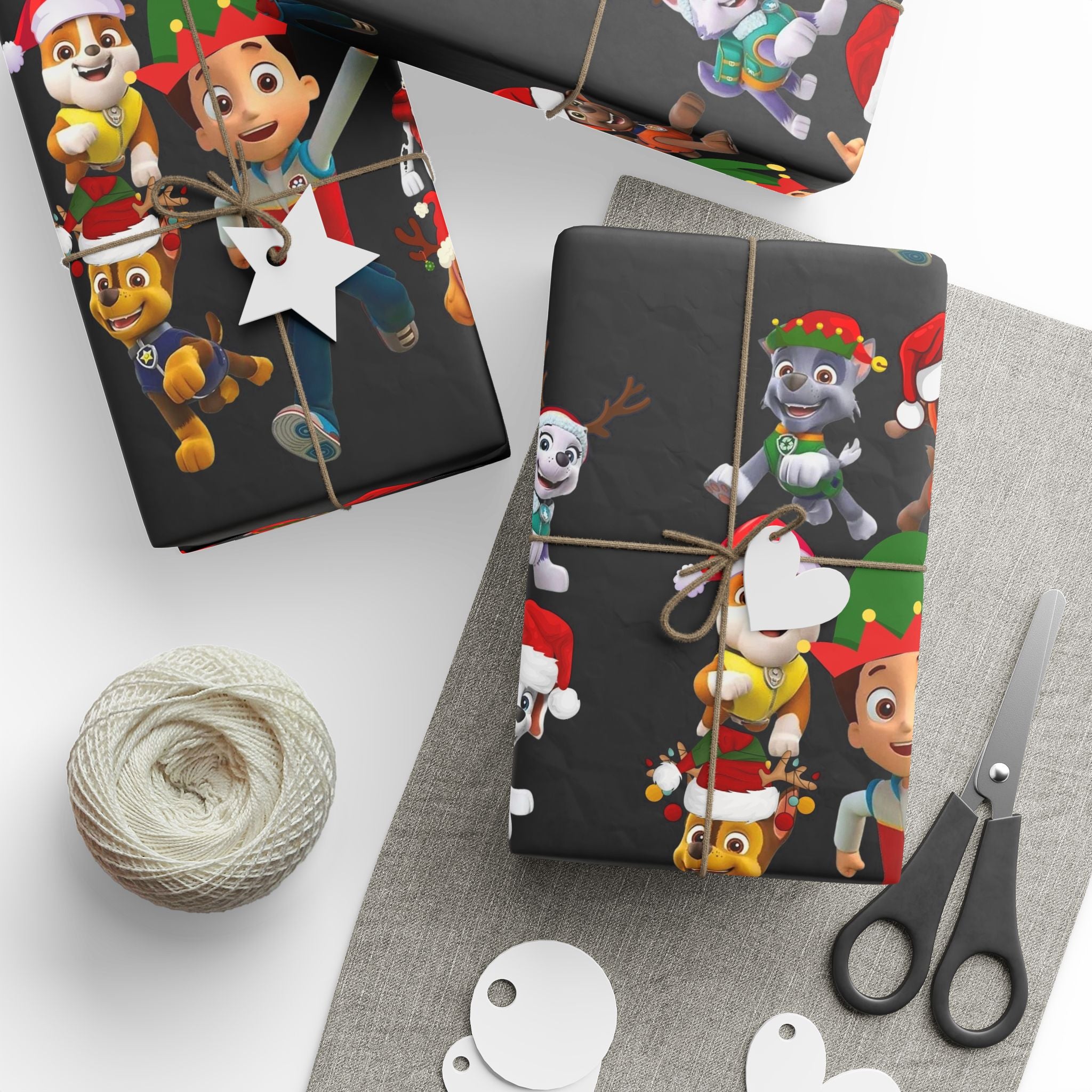 Paw Patrol Holiday Wrapping Paper, Festive Gift Wrapping, Christmas Decorations, Kids Birthday Parties, Unique Gift Wrap Ideas