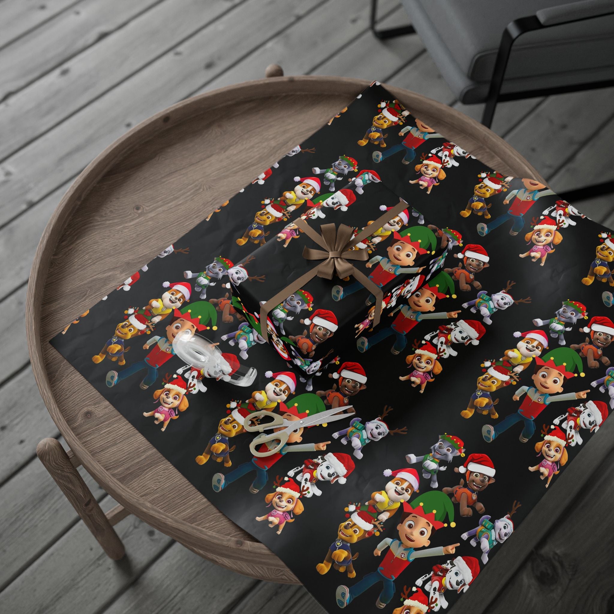 Paw Patrol Holiday Wrapping Paper, Festive Gift Wrapping, Christmas Decorations, Kids Birthday Parties, Unique Gift Wrap Ideas