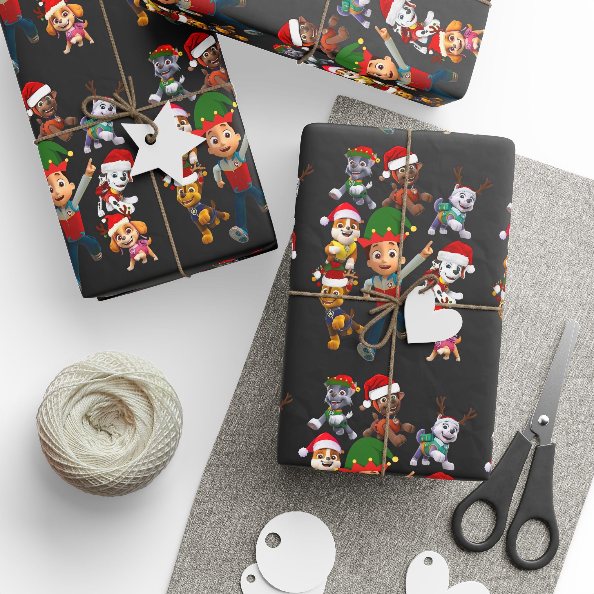 Paw Patrol Holiday Wrapping Paper, Festive Gift Wrapping, Christmas Decorations, Kids Birthday Parties, Unique Gift Wrap Ideas