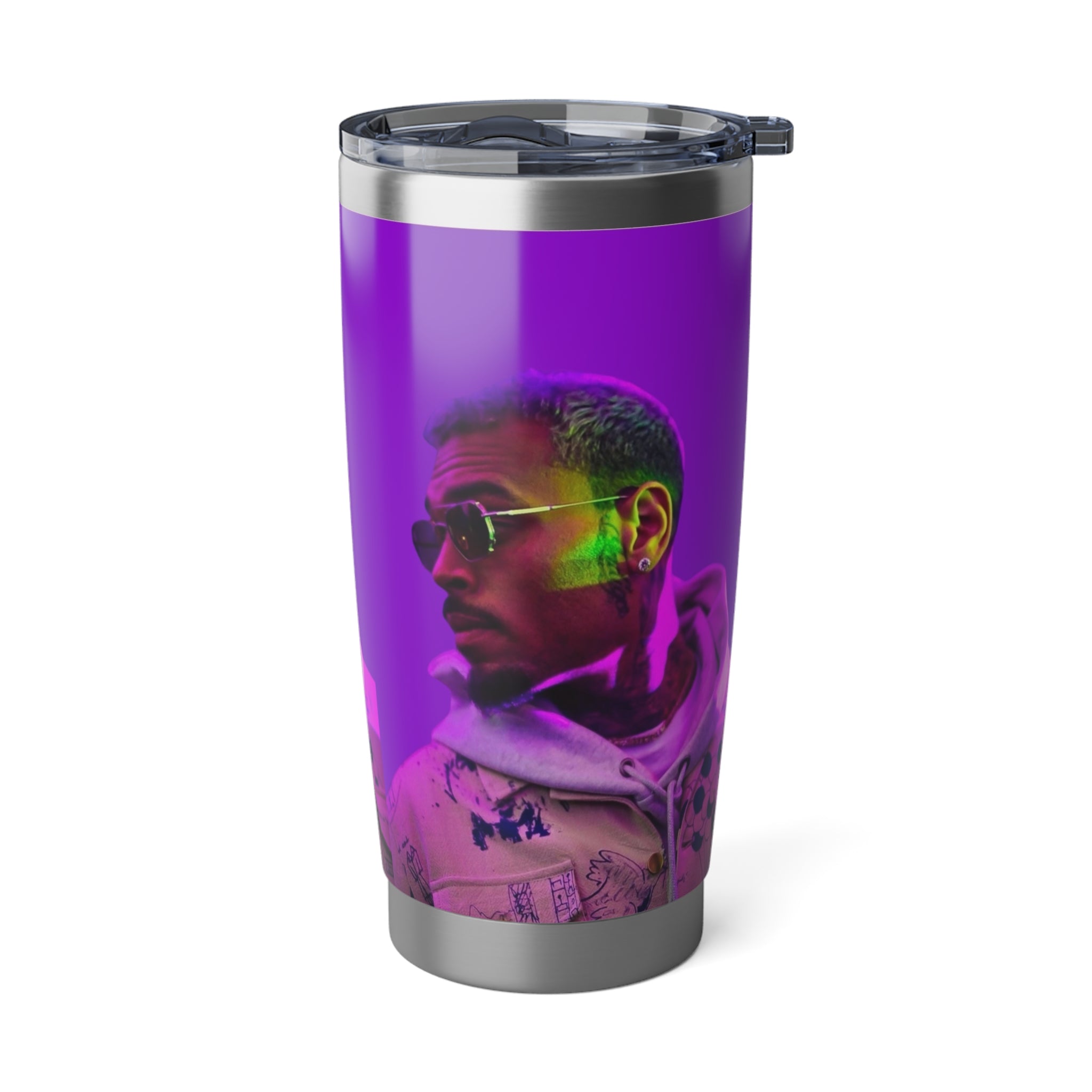 Tumbler Breezy Celebrity Art Fan Art Design 20oz