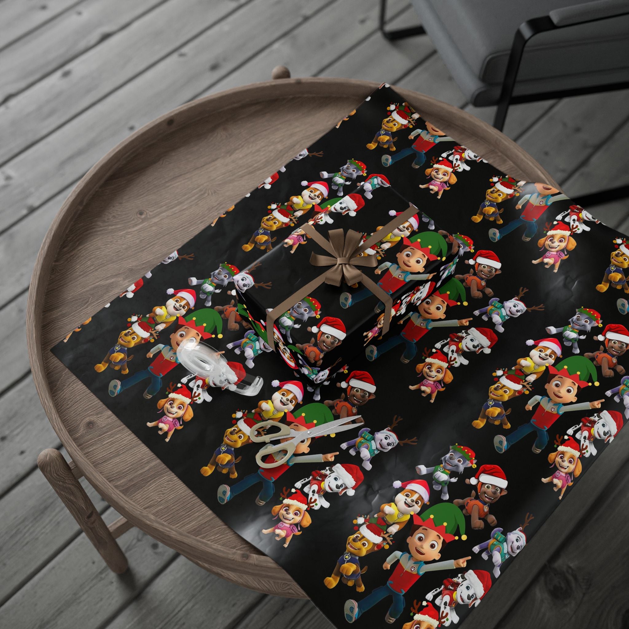 Paw Patrol Holiday Wrapping Paper, Festive Gift Wrapping, Christmas Decorations, Kids Birthday Parties, Unique Gift Wrap Ideas