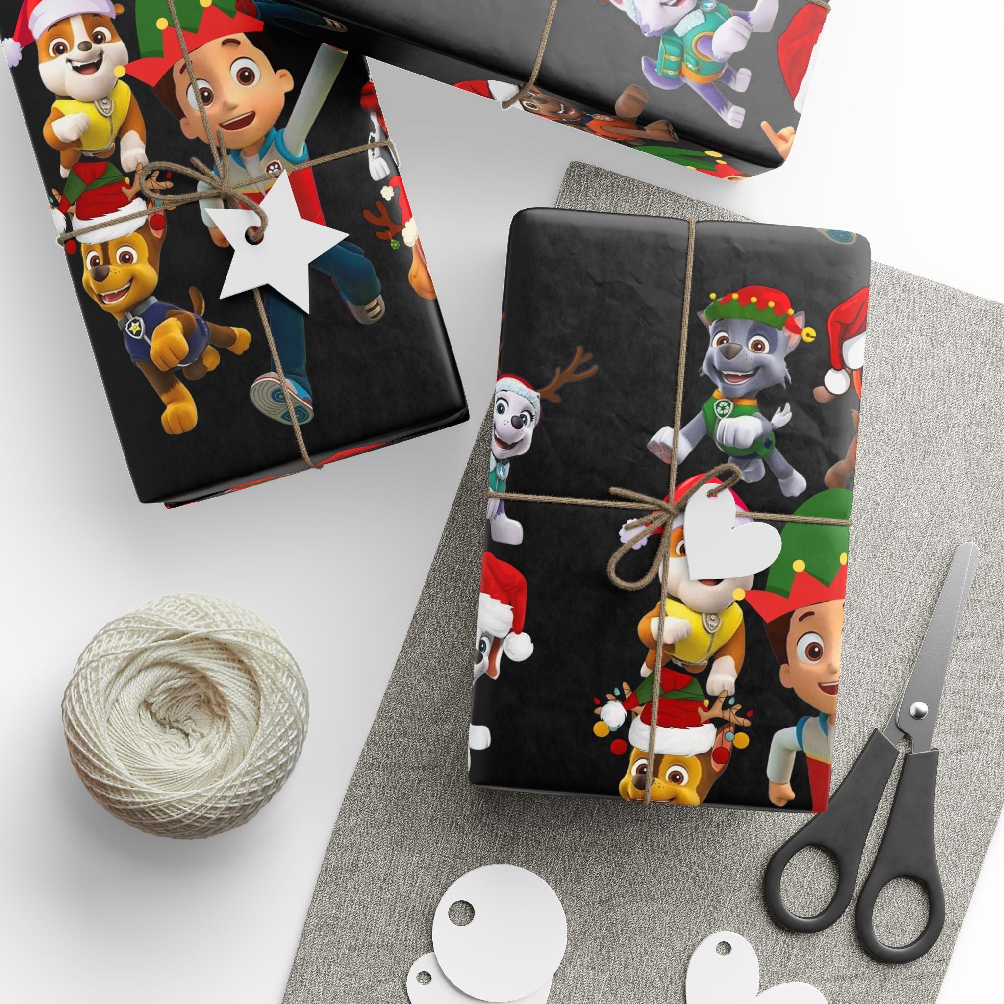 Paw Patrol Holiday Wrapping Paper, Festive Gift Wrapping, Christmas Decorations, Kids Birthday Parties, Unique Gift Wrap Ideas